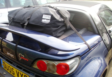 Mercedes Benz CLK Convertible Luggage Rack bootbag review testimonial